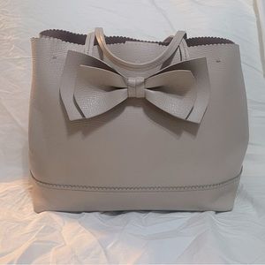 KATE SPADE VANDERBILT SATCHEL | ROSE NUT | BOW BAG | EXCELLENT PRE-LOVED COND!!